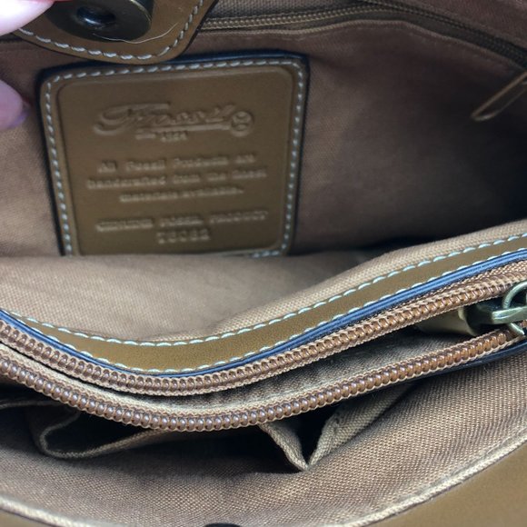 FOSSIL Basket Weave Straw Jute Leather Satchel Purse - Picture 7 of 7